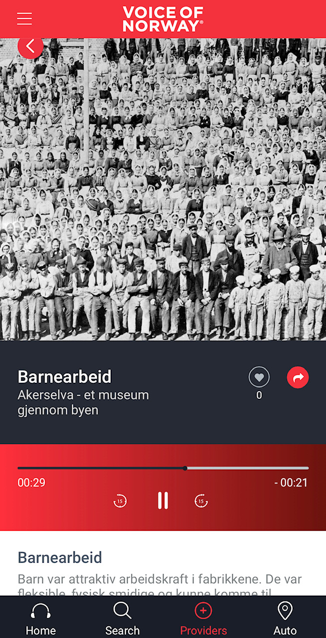 Teknisk-Museum-Bymuseet-Arbeidermuseet-Oslo-lydguide-audioguide-reiseguide-Voice-Of-Norway-historie-Akerselva-Barnearbeid