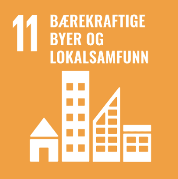 Logo Bærekraftsmål 11