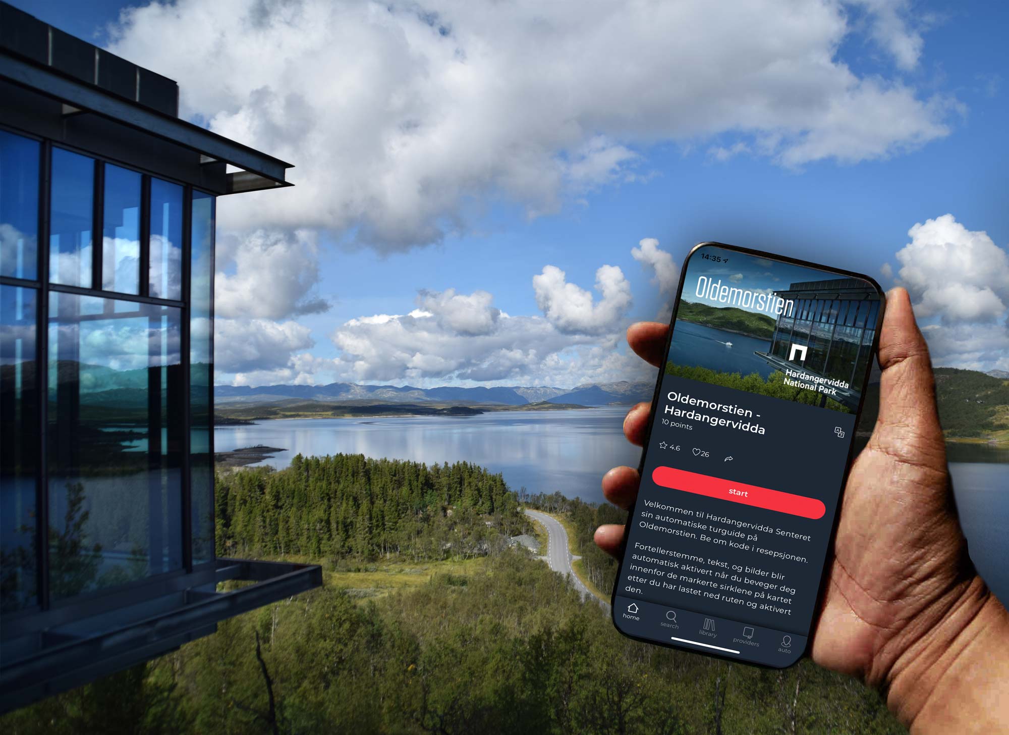 Audioguide hos Hardangervidda Nasjonal Park