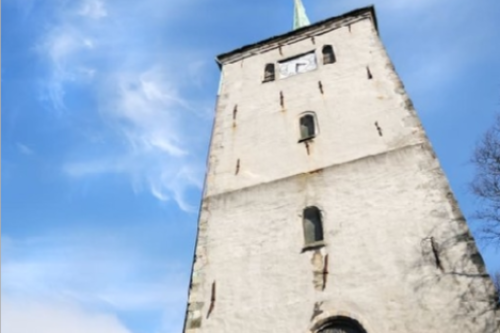Korskirken, en historisk gotisk kirke i Bergen.
