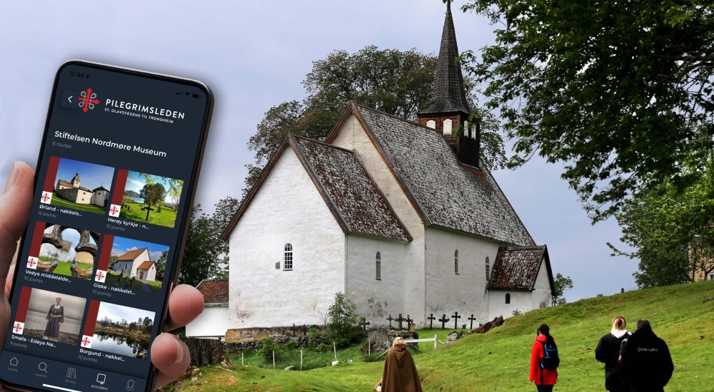 Kystpilegrimsleden audioguide smartguide Voice Of Norway Veøya Hologram