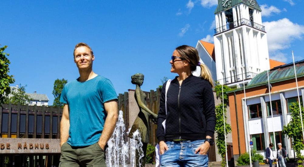 Molde turister lokale lokalbefolkning guide lyd historie formidling