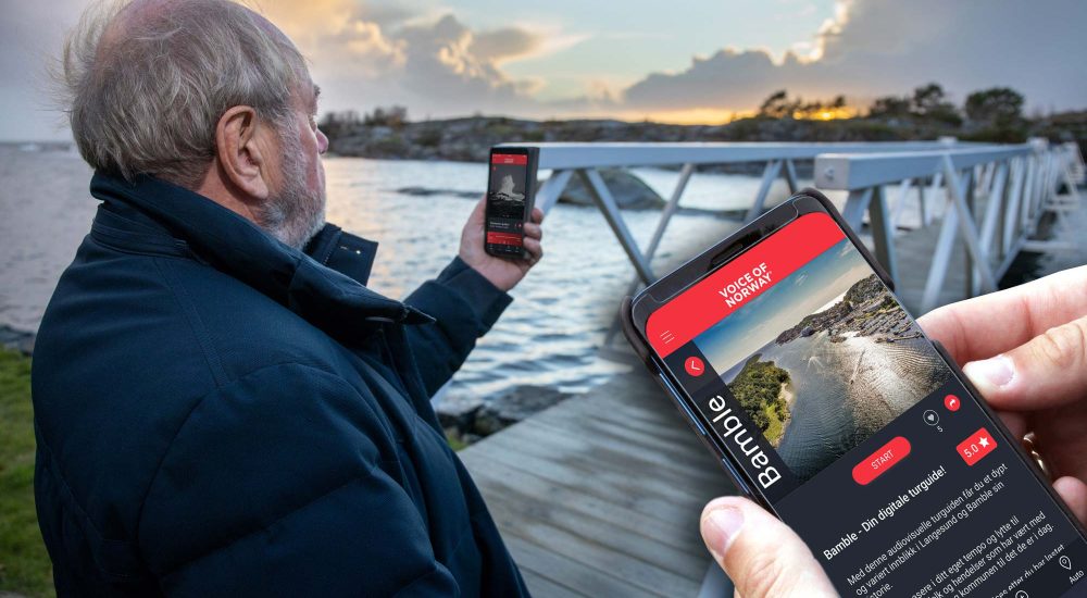 Opplev Bamble med audioguide lydguide voiceOfNorway